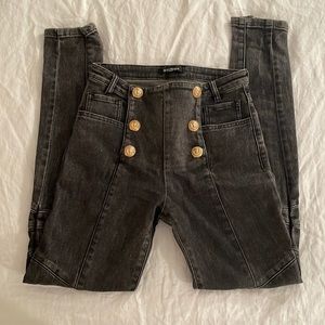 Balmain Moto Jeans